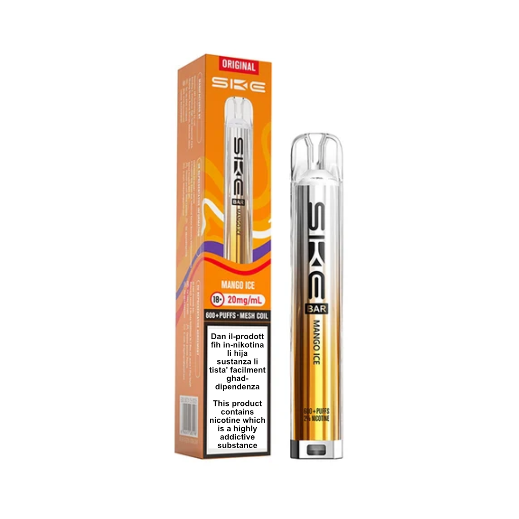 Crystal Bar Mango Ice Vape 600 Puff