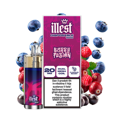 Illest 1K Vape Berry Fusion