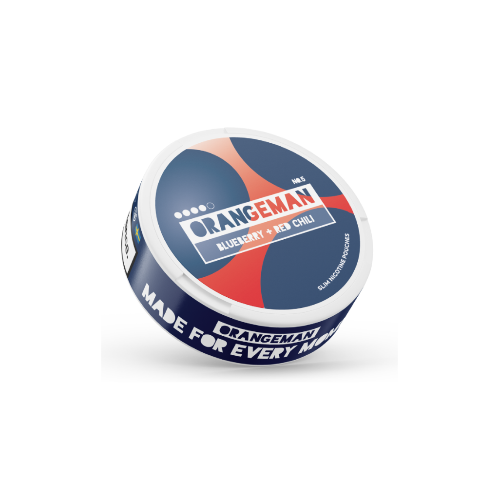 Orangeman Slim Nicotine pouch - Blueberry Red Chilli 11.2mg/pouch