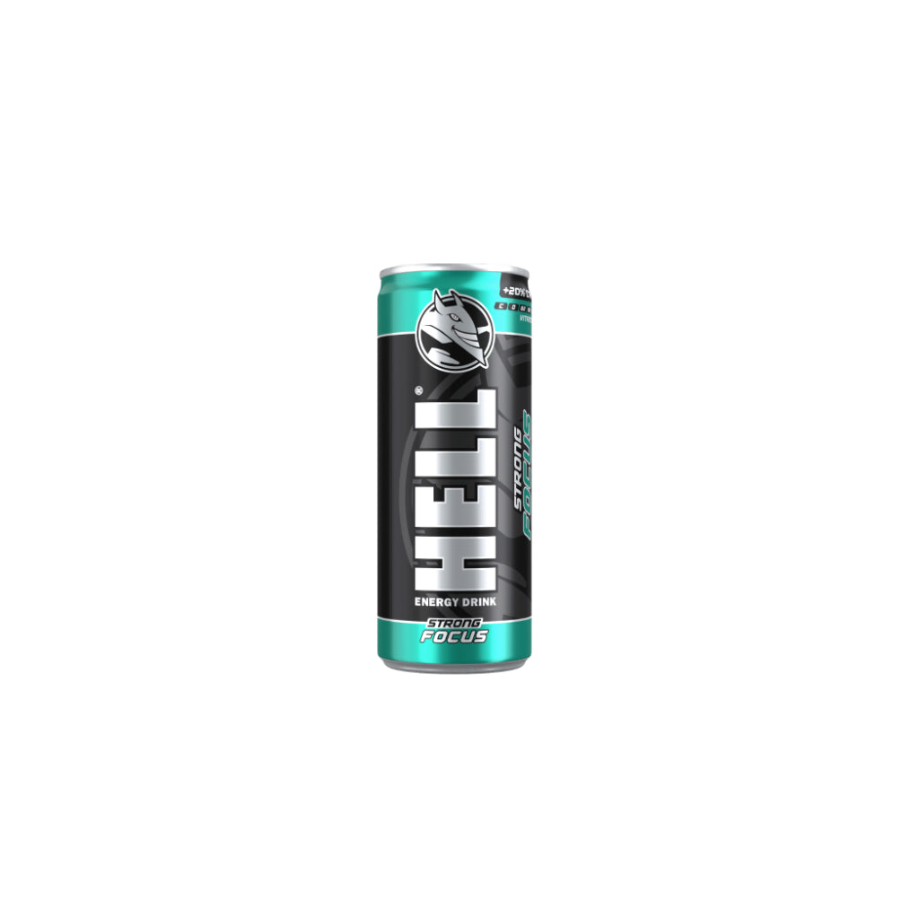 Hell Strong Focus Energy Drink 25cl - Can