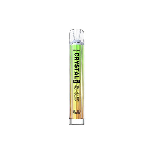 Crystal Bar Kiwi Passion Fruit Guava Vape 600 Puff