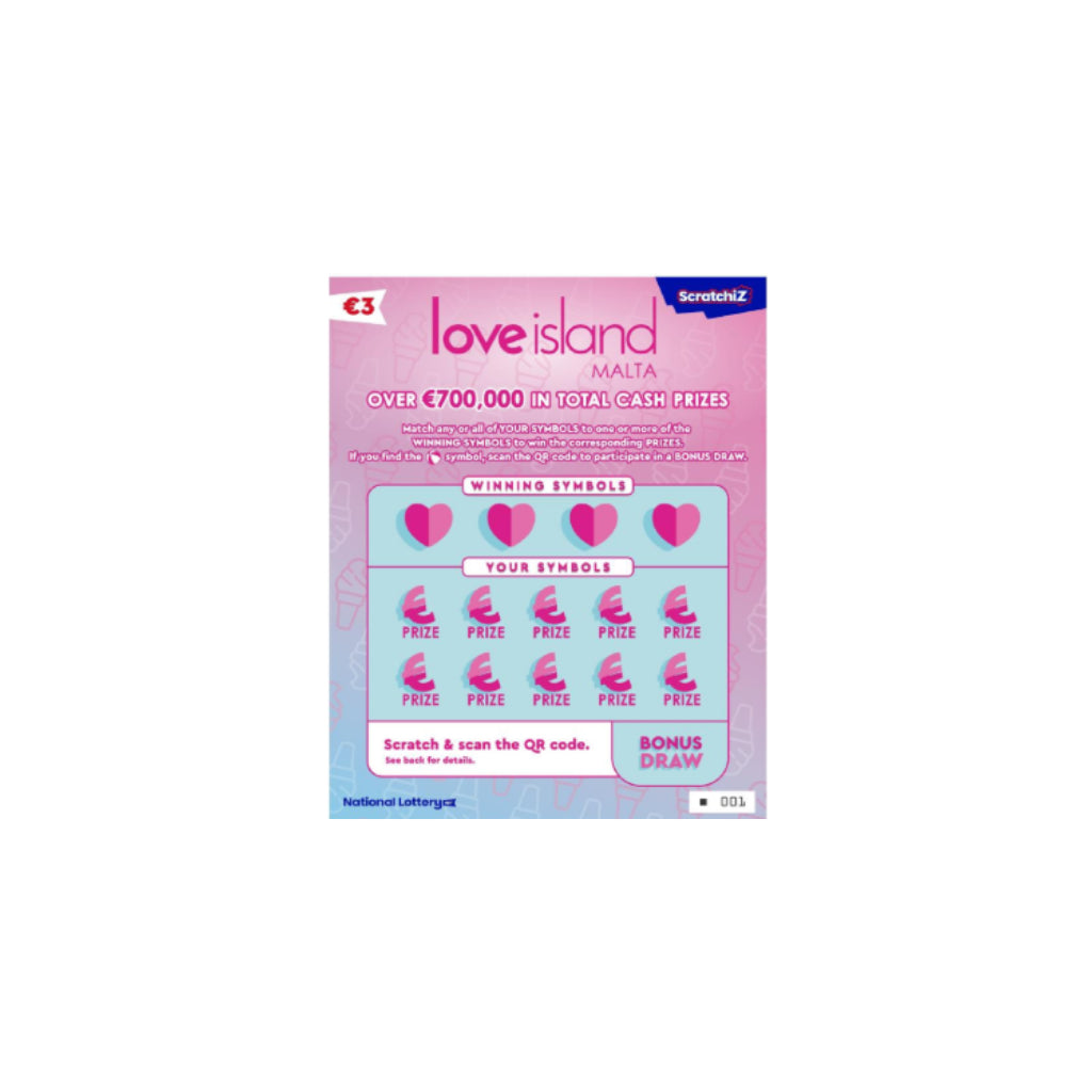 Love Island Scratchcard