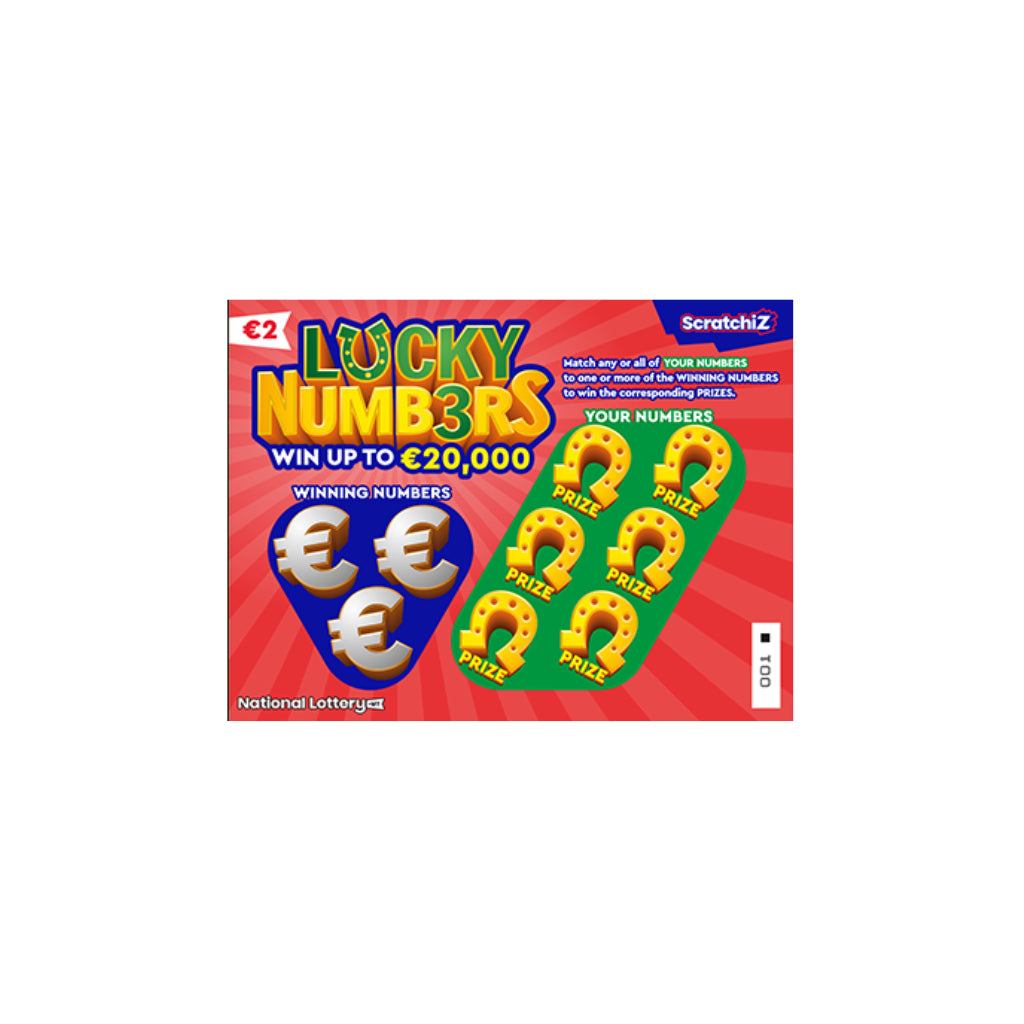 Lucky Numbers Scratchcard