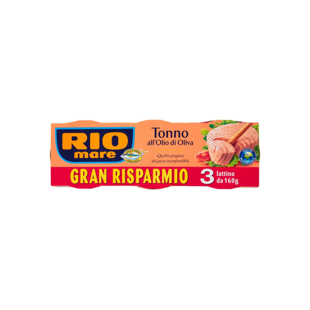 Rio Mare Tuna in Olive Oil 3 x 160g