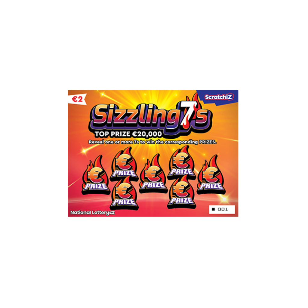 Sizzling 7s Scratchcard