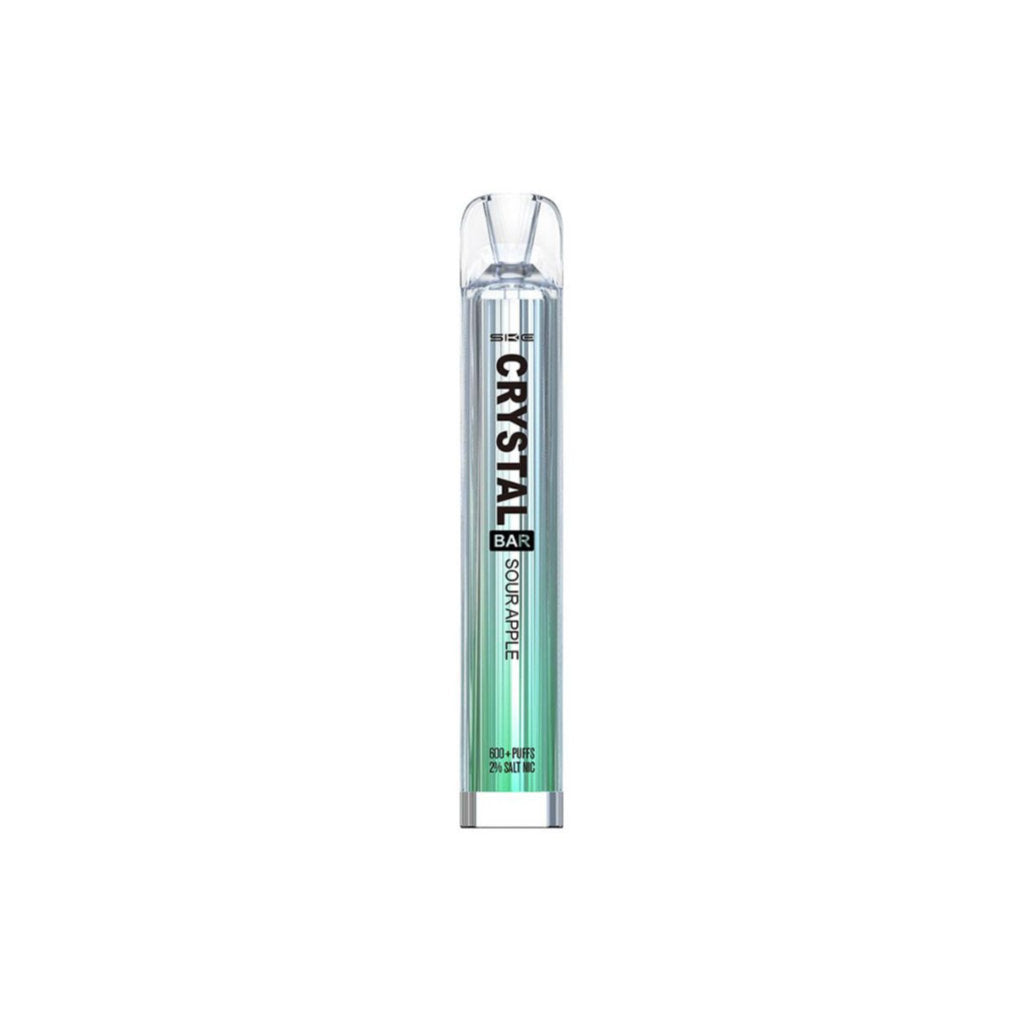 Crystal Bar Sour Apple Vape 600 Puff