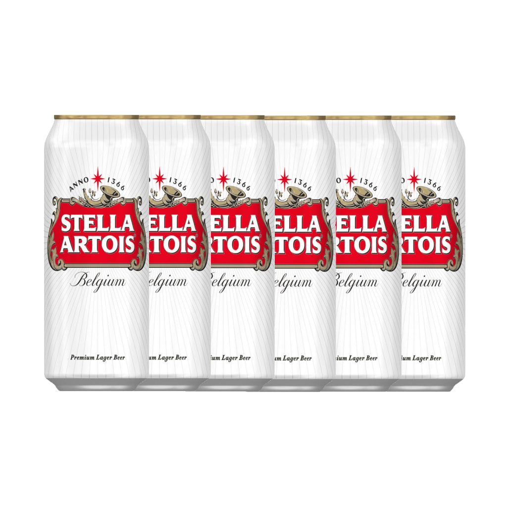 Stella Artois 50cl Can - 6 Pack