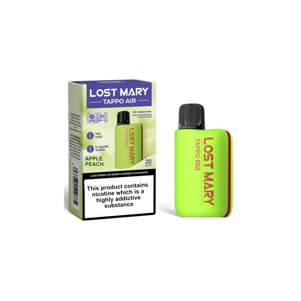 Lost Mary Tappo Air Kit + 1 Apple Peach Pod