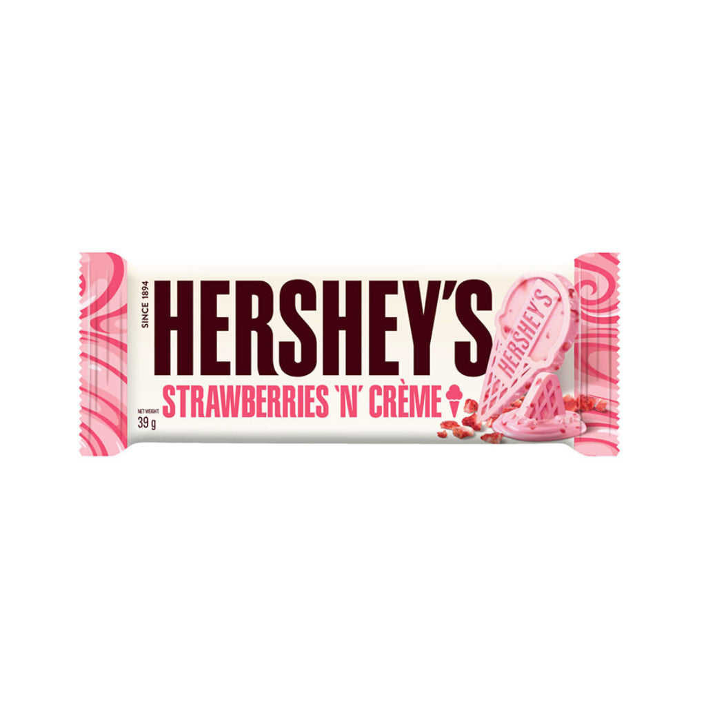 Hersheys Strawberries N Creme Bar 39g