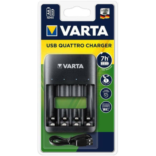 Rechargeable Battery Charger Ni-MH VARTA USB QUATTRO 57652