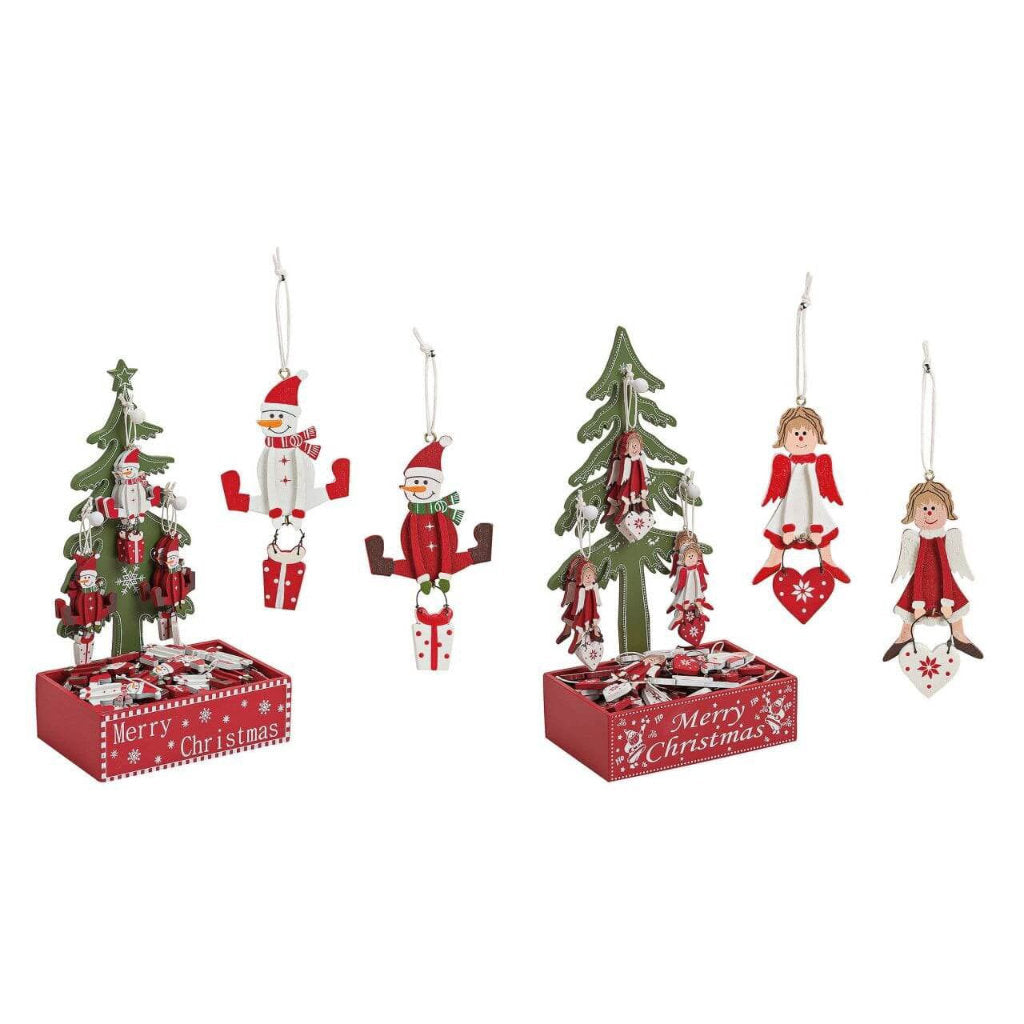 Christmas Snowman/Santa/Angel in Wood
