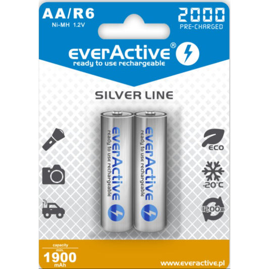 everActive AA Ni-MH 2000 mAh Rechargeable