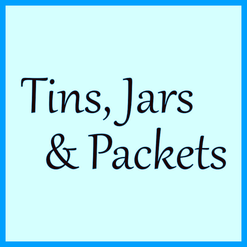 Tins, Jars & Packets