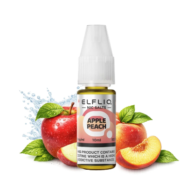 ELFLIQ E-Liquid Nic Salt 10ml 20mg - Apple Peach