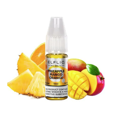 ELFLIQ E-Liquid Nic Salt 10ml 20mg - Pineapple Mango Orange