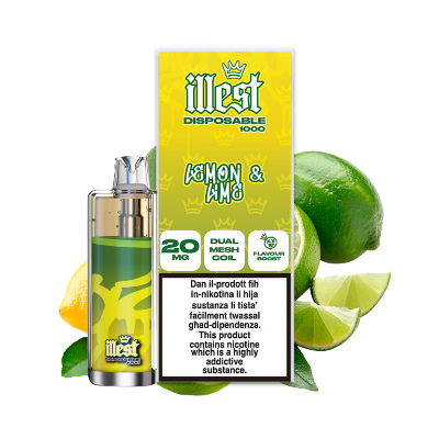 Illest 1K Vape Lemon & Lime