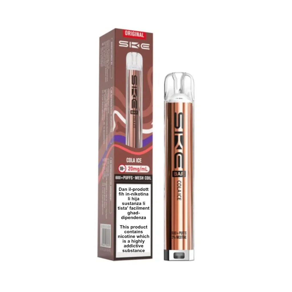 Crystal Bar Cola Ice Vape 600 Puff