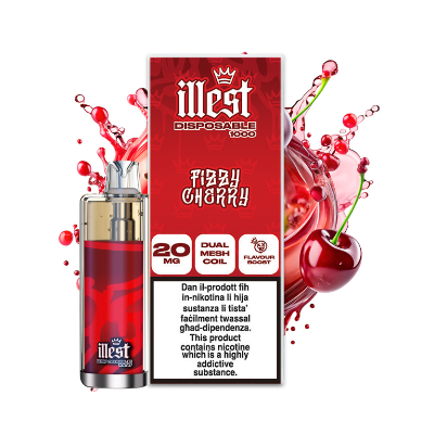 Illest 1K Vape Fizzy Cherry