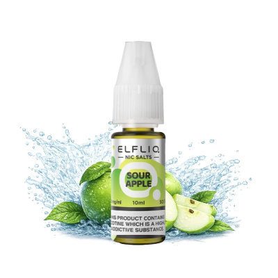 ELFLIQ E-Liquid Nic Salt 10ml 20mg - Sour Apple
