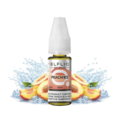 ELFLIQ E-Liquid Nic Salt 10ml 20mg - Peach Ice