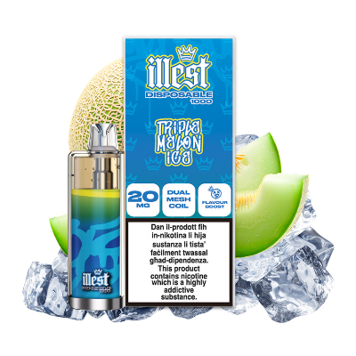 Illest 1K Vape Triple Melon Ice