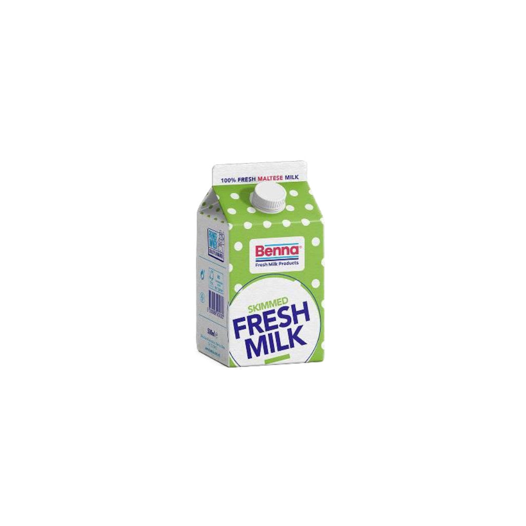 Benna Fresh Skimmed Milk 0.3% Fat 500ml