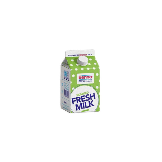 Benna Fresh Skimmed Milk 0.3% Fat 500ml