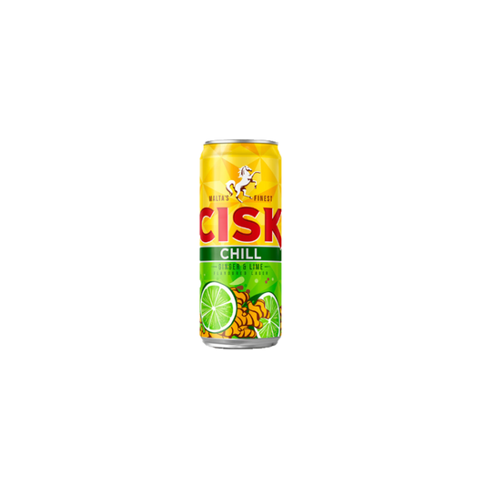 Cisk Chill Ginger & Lime 33cl - Can