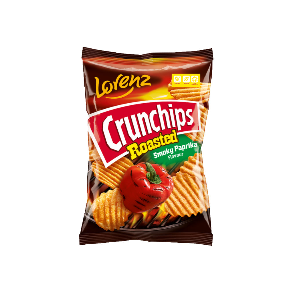 Lorenz Crunchips X-Cut Smokey Paprika GF 120g
