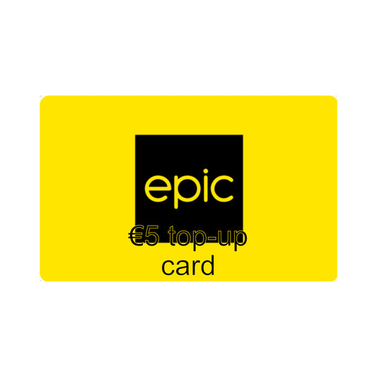 Epic €5 Top Up Card