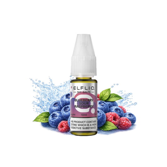 ELFLIQ E-Liquid Nic Salt 10ml 20mg - Blueberry Sour Raspberry