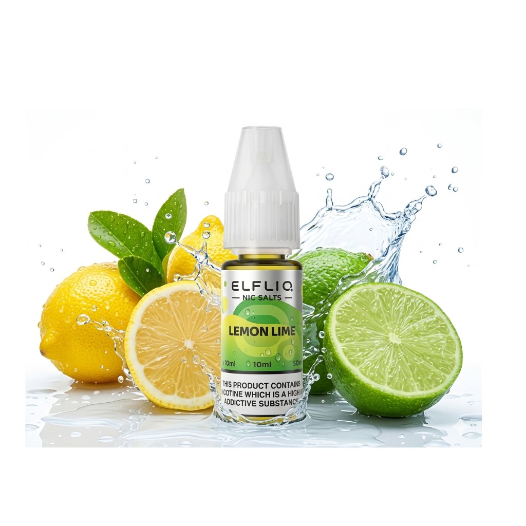 ELFLIQ E-Liquid Nic Salt 10ml 20mg - Lemon & Lime