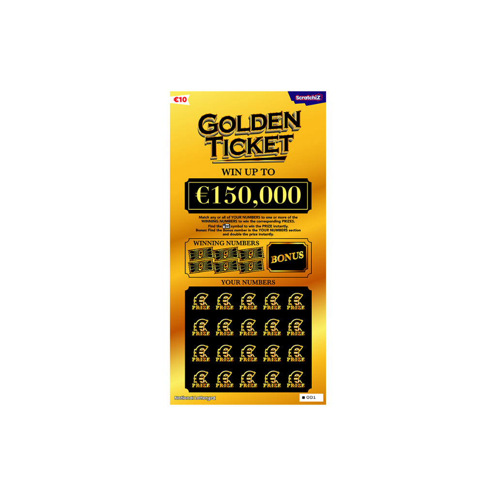 Golden Ticket Scratchcard