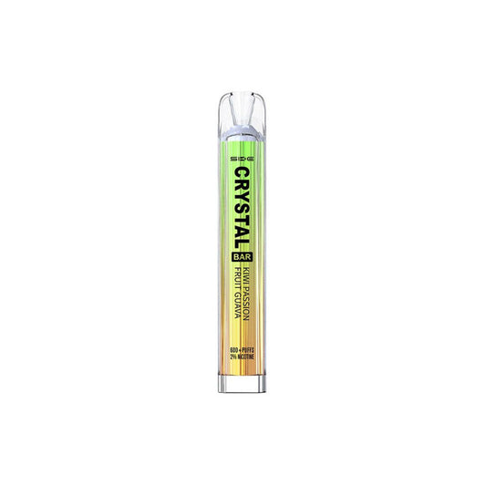 Crystal Bar Kiwi Passion Fruit Guava Vape 600 Puff