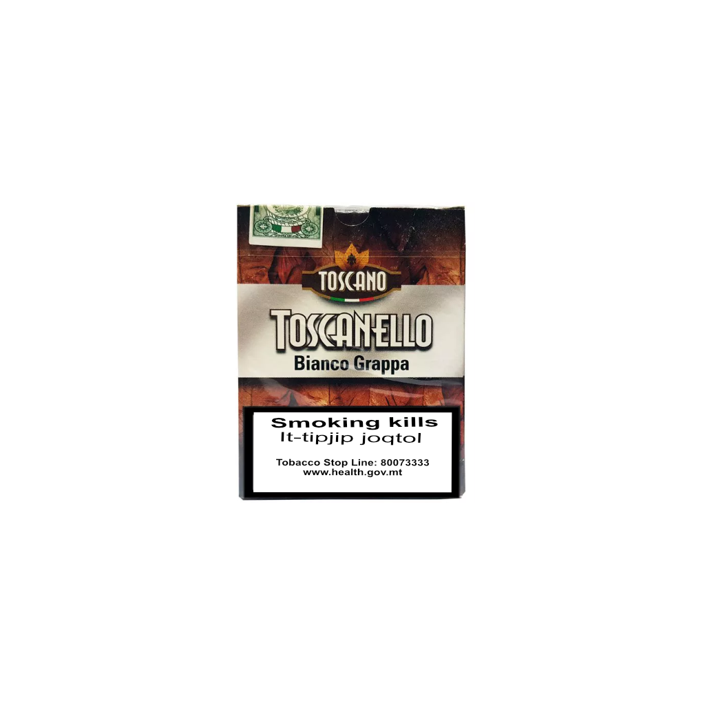 Toscanello Bianco Grappa - 5 Cigars