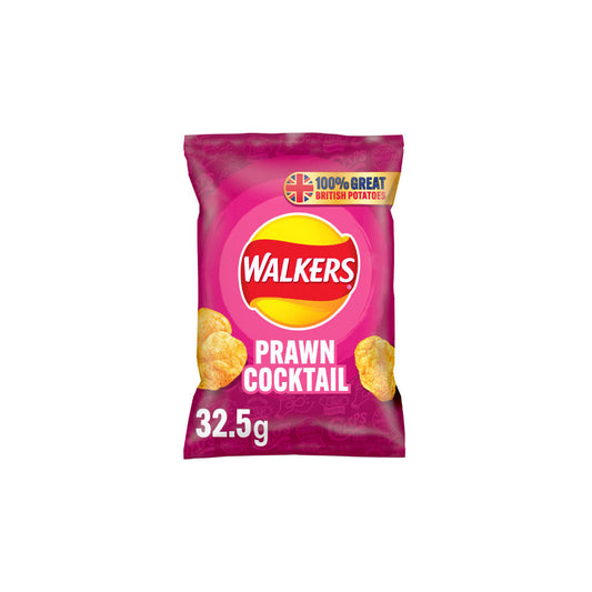 Walkers Prawn Cocktail Crisps 32.5g