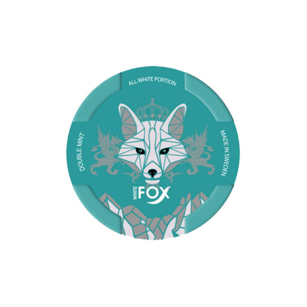 White Fox Double Mint (Light Green) 12mg/Pouch