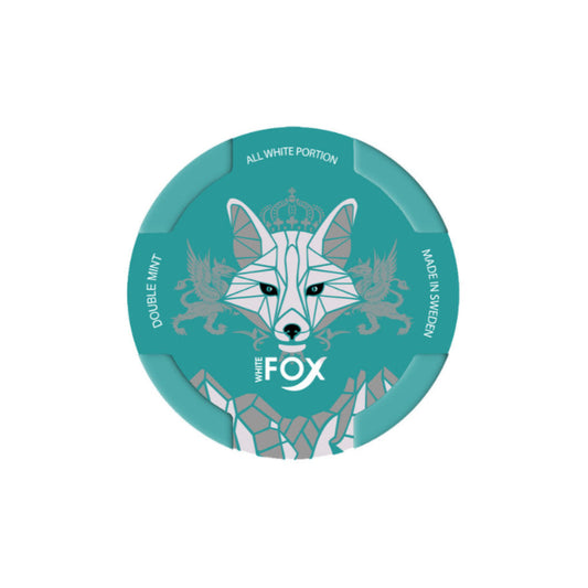 White Fox Double Mint (Light Green) 12mg/Pouch