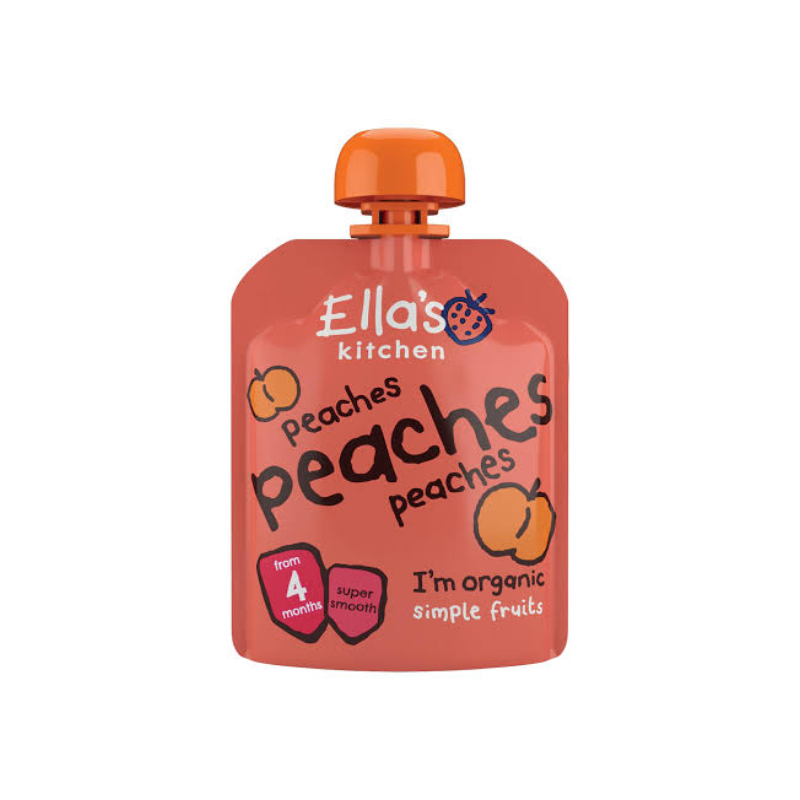 Ella's Kitchen Peaches Peaches Peaches Baby Pouch 4m+