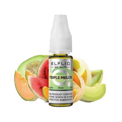 ELFLIQ E-Liquid Nic Salt 10ml 20mg - Triple Melon