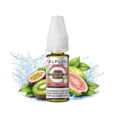 ELFLIQ E-Liquid Nic Salt 10ml 20mg - Kiwi Passion Fruit Guava