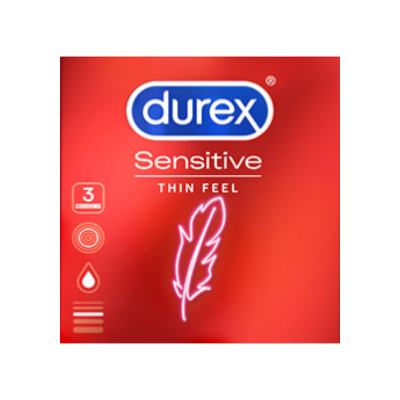 Durex Sensitive Condoms 3 Pack