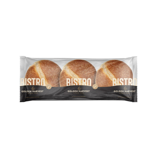Golden Harvest Bistro Corn Dusted Brioche Buns x 3