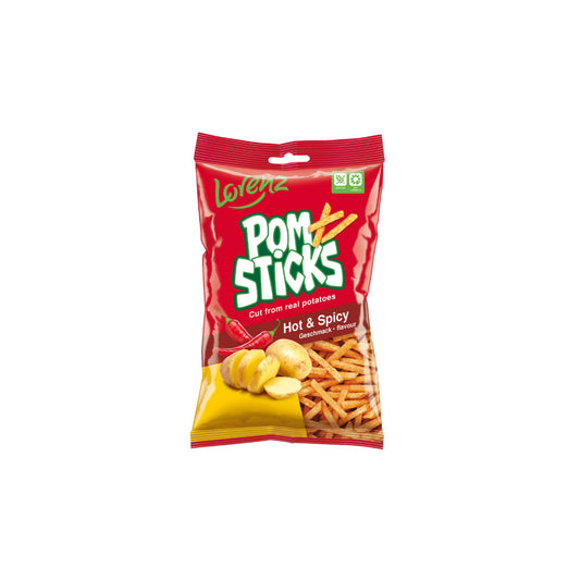 Lorenz Pomsticks Hot & Spicy GF 100g