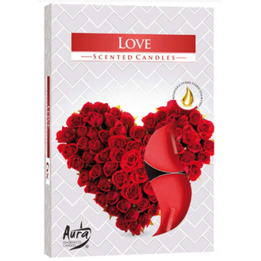 Tealights Scented Love - 6 Pack