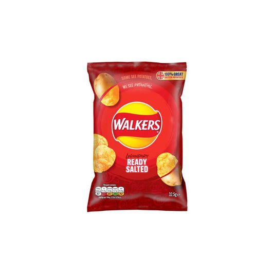Walkers Ready Salted Crisps 32.5g