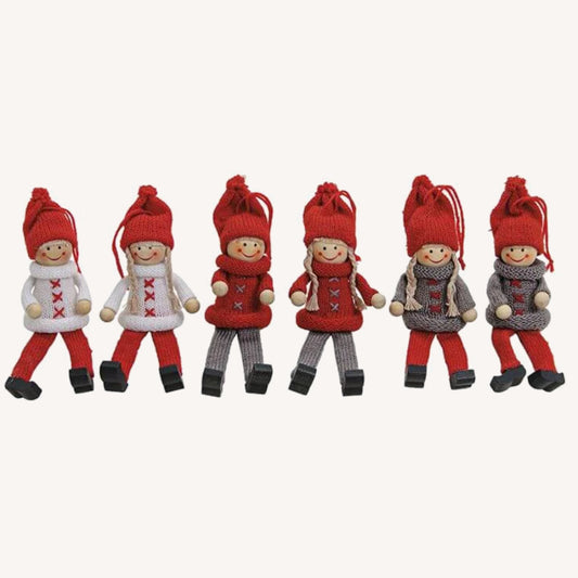 Winter Figurines (Wood/Textile)