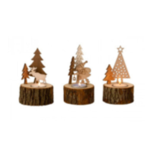 Wooden Tealight holder
