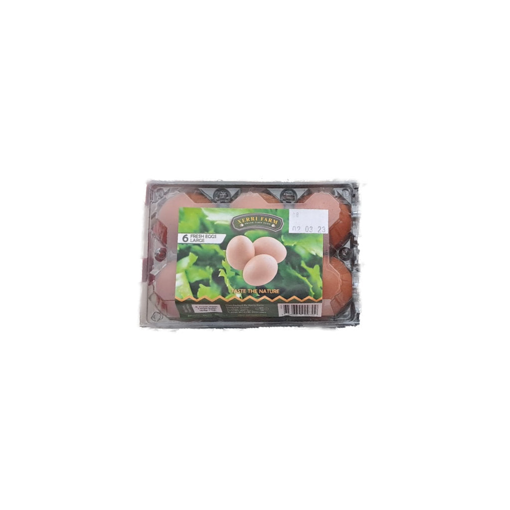 Xerri Farm Fresh Large Eggs 6 Pack
